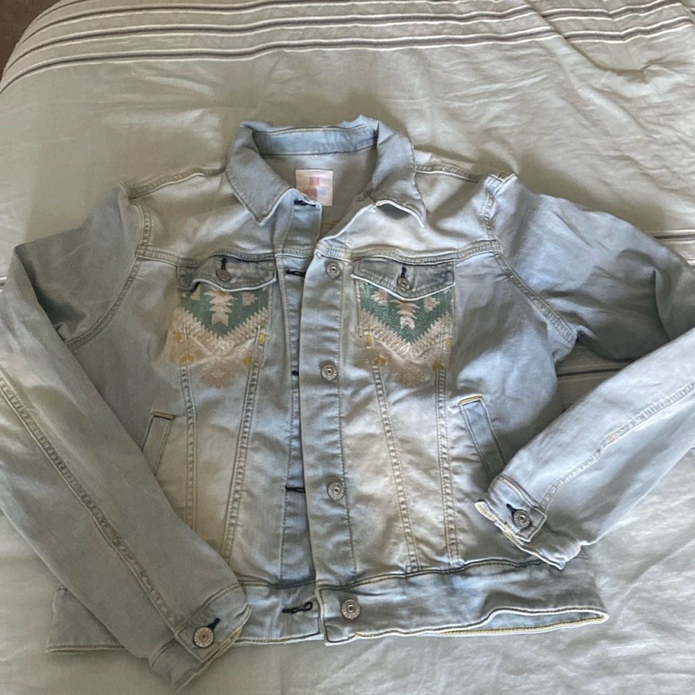 LuLaRoe jean jacket size large